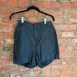 Madewell Charcoal High-Rise Shorts